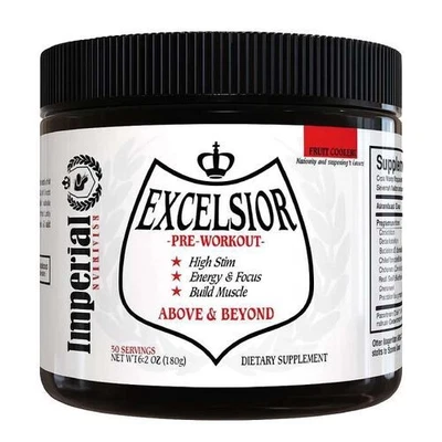 Imperial Nutritions Excelsior 30 Servings Fruit Punch Pre-Workout