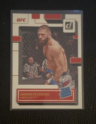 2023 Donruss UFC #201 Andre Petroski Rookie RC - Image 1 of 2