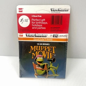 Muppet Movie View-Master 3 Rollen Set *NEU VERSIEGELT NOS 70er GAF Jim Henson Kermit - Bild 1 von 6