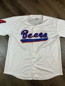 Maglia da baseball Joe Cooper #44 Milwaukee Beers cucita taglia 2XL film ketball base - Foto 1 di 9