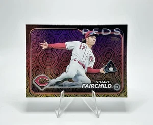 2024 Topps Series 2 - Stuart Fairchild Holiday Foil #673 Cincinnati Reds - Picture 1 of 2