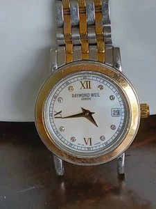 Raymond Weil Women's Quartz Watch 18k Gold Plated - Picture 1 of 7
