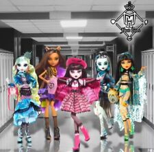 Monster High Haunt Couture Full Set  Draculara, Frankie, Lagoona, Cleo, Clawdeen