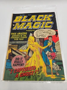 🌟 Black Magic Vol. 2 #1 (1951, Crestwood) Golden Age Horror Comic sehr guter Zustand - Bild 1 von 10
