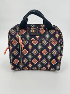 Vera Bradley Lighten Up Lunch Cooler Medium Blu Navy Modello Geometrico - Foto 1 di 7