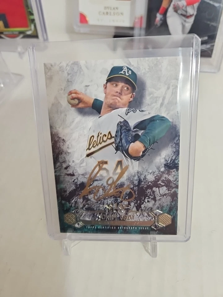 2016 Topps SONNY GRAY TIER ONE GOLD INK AUTO 10/25 - Image 1 of 4