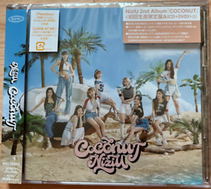 NiziU 2nd Album "COCONUT" First Press Limited Type-A CD+DVD *