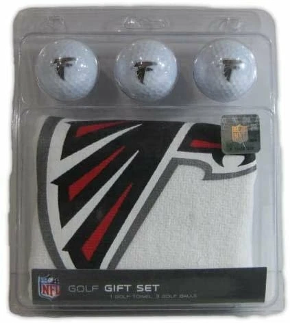 Atlanta Falcons Golf Balls & Towel Gift Set Cover