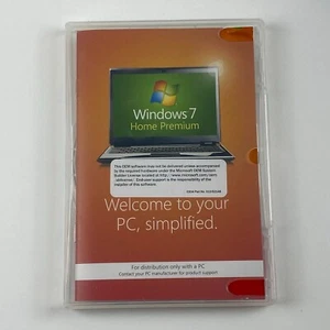 Microsoft Windows 7 Home Premium (OEM, 64-bit, DVD) with Product key - Picture 1 of 4