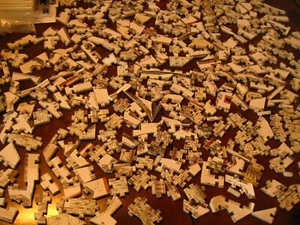 2 VINTAGE FOAM OR POLYSTYRENE AND PAPER JIGSAW PUZZLES - Picture 1 of 12