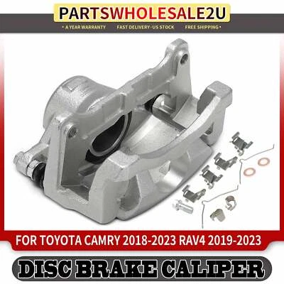 Pinza de freno de pasajero delantero con soporte para Toyota Camry 18-23 RAV4 Lexus ES250 Foto 1 de 4