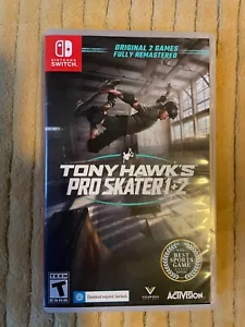 Tony Hawk Pro Skater 1 + 2 Original Box Case Replacement Nintendo Switch - Picture 1 of 3