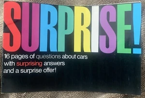 1967 American Motors “Surprise” Mailer Brochure - Picture 1 of 2
