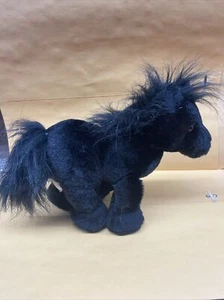 Ganz Black Stallion Webkinz con código en línea *Hogar libre de humo* - Imagen 1 de 3