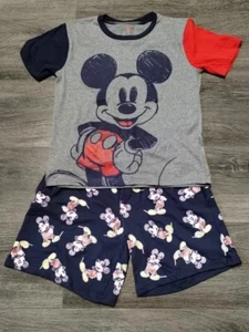 Kids Disney Junior Mickey Mouse Shirt And Shorts Set Size 10/12 - Picture 1 of 6