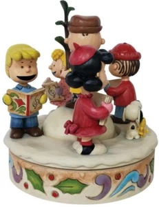 Jim Shore Peanuts Resin Charlie Brown & Friends Christmas Figurine 6008958 TC - Picture 1 of 1