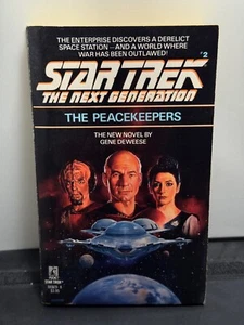 Libros de bolsillo Star Trek Next Generation The Peacekeepers 1988 tapa dura #2 - Imagen 1 de 2