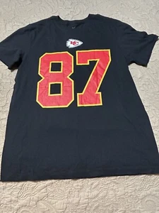 Nike Herren Large Shirt Kansas City Chiefs Travis Kelce schwarz #87 Super Bowl - Bild 1 von 6
