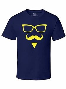 New Men's Printed Glasses Beard Hipster Gym MMA Funny Graphic Cotton Tee T-Shirt - Picture 1 of 20