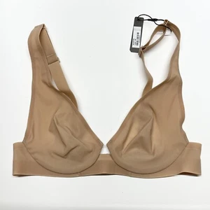 SKIMS Naked Plunge Bra Honey Size 32B - Picture 1 of 4