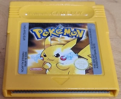 Pokemon Yellow Version for Original Nintendo Game Boy GB Cartridge Only Genuine! - image 1 of 2