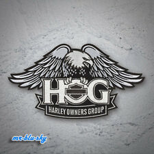 Large Eagle Silver Patch ~ Harley Davidson Owners Group H.O.G. 