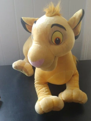 22" Jumbo Simba Lion King Plush Stuffed Animal Disney Hasbro 2002  - Image 1 of 4