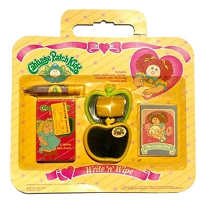 Vintage Retro 1984 CPK Cabbage Patch Kids Write n Wipe Activity Kit NOS - Picture 1 of 5