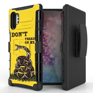 Don't Thread on Me Hybrid Armor Belt Clip Rugged Phone Case SAMSUNG Series - Picture 1 of 4