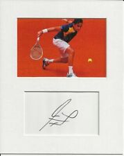 Nicolas Almagro tennis signed genuine authentic autograph signature AFTAL COA