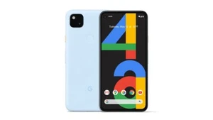Google Pixel 4a 128GB Limited edition Barely Blue Unlocked compact Smartphone - Afbeelding 1 van 2