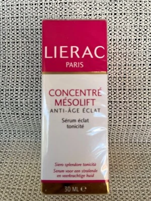 LIERAC Paris Concentre Mesolift Suero Tonificante Resplandor Antienvejecimiento 1.1 oz30 ml NUEVO Foto 1 de 4