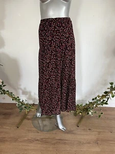 JOULES Sutton Tiered Skirt Maxi Women's Size 20 & 22 Navy Autumn Floral NEW MX27 - Picture 1 of 17