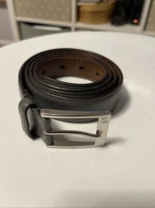 Auténtico Cinturón de Vestir Gucci Cinturón de Vestir de Cuero Gris para Caballeros. 95cm. 38”. - Imagen 1 de 19