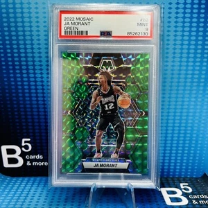 2022-23 Panini Mosaic Green JA Morant #82 Grizzlies PSA 9 - Picture 1 of 2