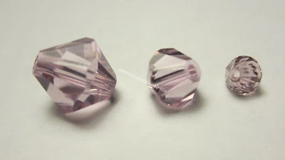 New Swarovski Light Amethyst Bicone #5301 Crystal Beads You Select 6mm or 8mm - image 1 of 2