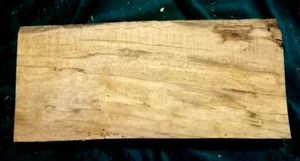 SPALTED MAPLE BLANK TURNING ART CRAFTING WOODWORKING APPROX 18x8x2 IN - Picture 1 of 3