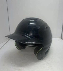 Under Armour  Youth Baseball Batting Helmet Black UABH100  6.5-7.5 - Picture 1 of 8