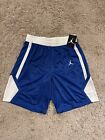 Jordan Team Basketball Shorts ?Royal Blue? AR4321-494, Size Large