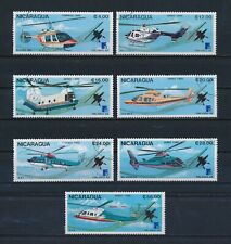 Nicaragua    1711-17 Used, Helicopters, 1988