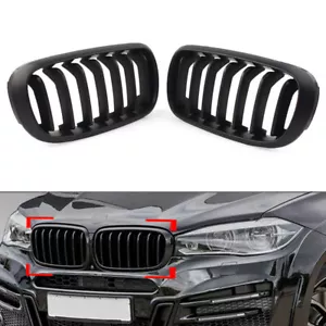Griglia renale paraurti anteriore griglia singola lamella per BMW X5 F15 13-17 per X6 F16 - Foto 1 di 11
