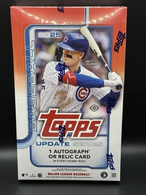 Caja de pasatiempos serie actualización de béisbol Topps 2025 ¡Nueva sellada 20 paquetes! Foto 1 de 4