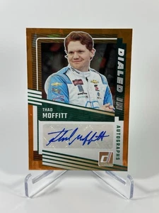 2025 Panini Donruss Racing NASCAR Thad Moffitt #DIA-TMT Orange Cracked Ice Auto - Picture 1 of 2