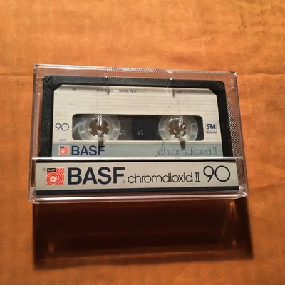 BASF chromdioxid II 90 Cassette,IEC II/High Position,sehr guter Zustand,1982 - Image 1 of 4