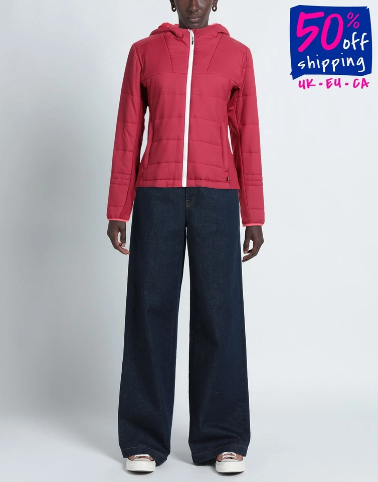 Chaqueta de tela ICEPEAK IT44 US8 UK12 L PRIMALOFT roja con capucha PVP €150 Foto 1 de 4