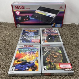 Atari 7800 Plus Console With 4 Additional Games FACTORY SEALED 2024