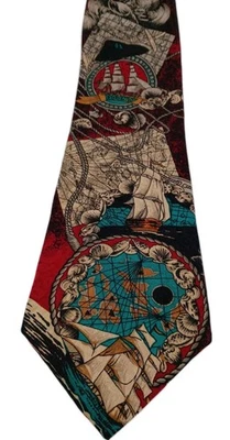 Corbata de cuello MUTINY ON THE BOUNTY clásicos del cine americano 1993 de colección con etiqueta BELK seda Foto 1 de 4