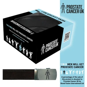 Leather Golf Belt - Supports Prostate Cancer UK - Picture 1 of 1