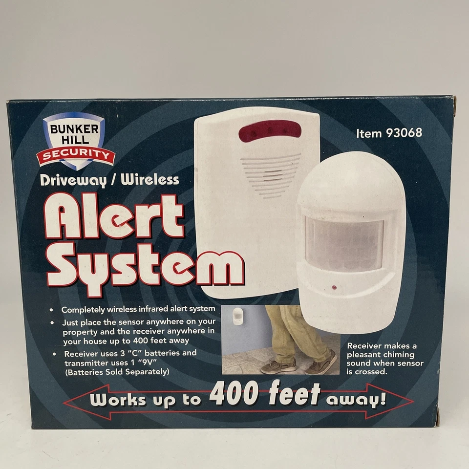 Bunker Hill 93068 Wireless Driveway Alarm Alert Security System - Image 1 of 1
