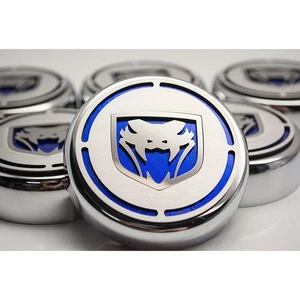 Cap Covers Black CF Fangs Inlay&Brushed Accent for 2003-2006 Dodge Viper - Picture 1 of 3